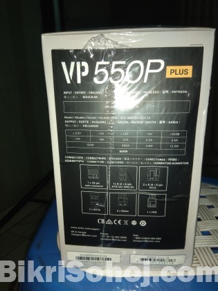 Antec VP PLUS 550w New Power supply